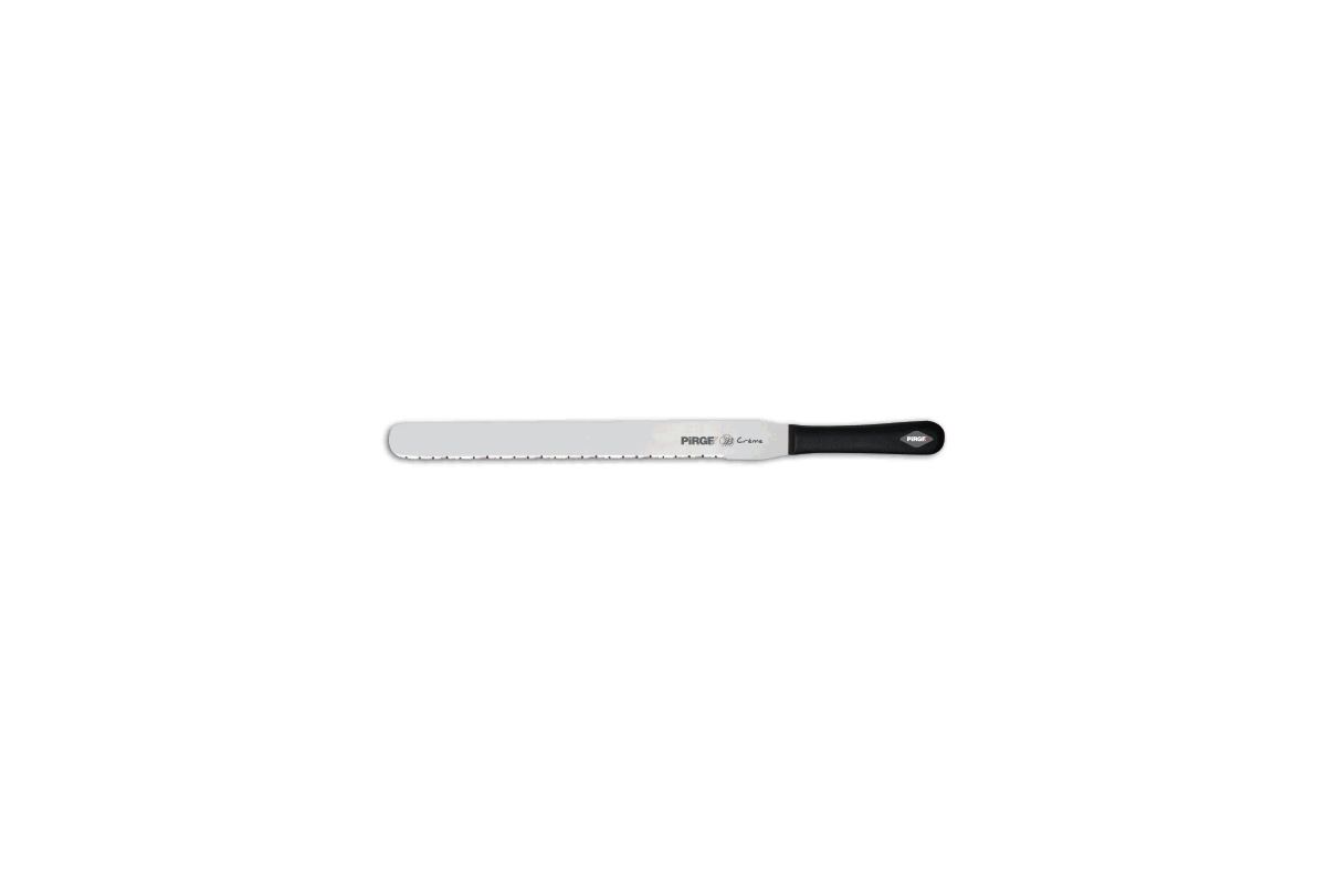 Creme Confectioner’s Knife With Serrated Edge
