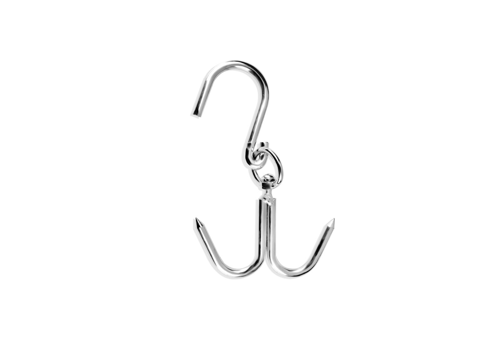 Stainless 10mm Double Hook