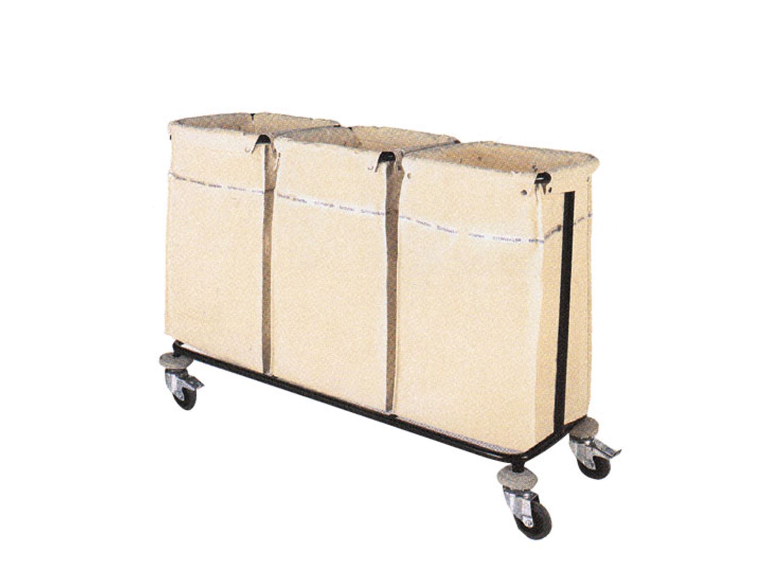 EM 307 Dirty Laundry Trolley with 3 pockets