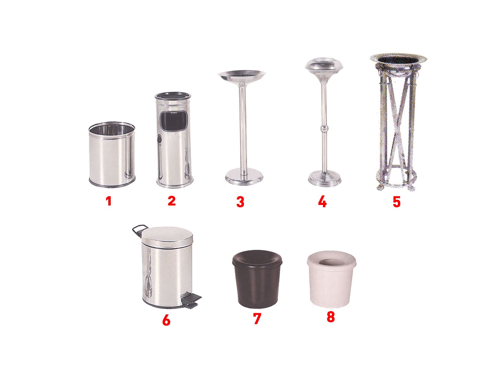 EM 319 Ashtrays & Trashbins