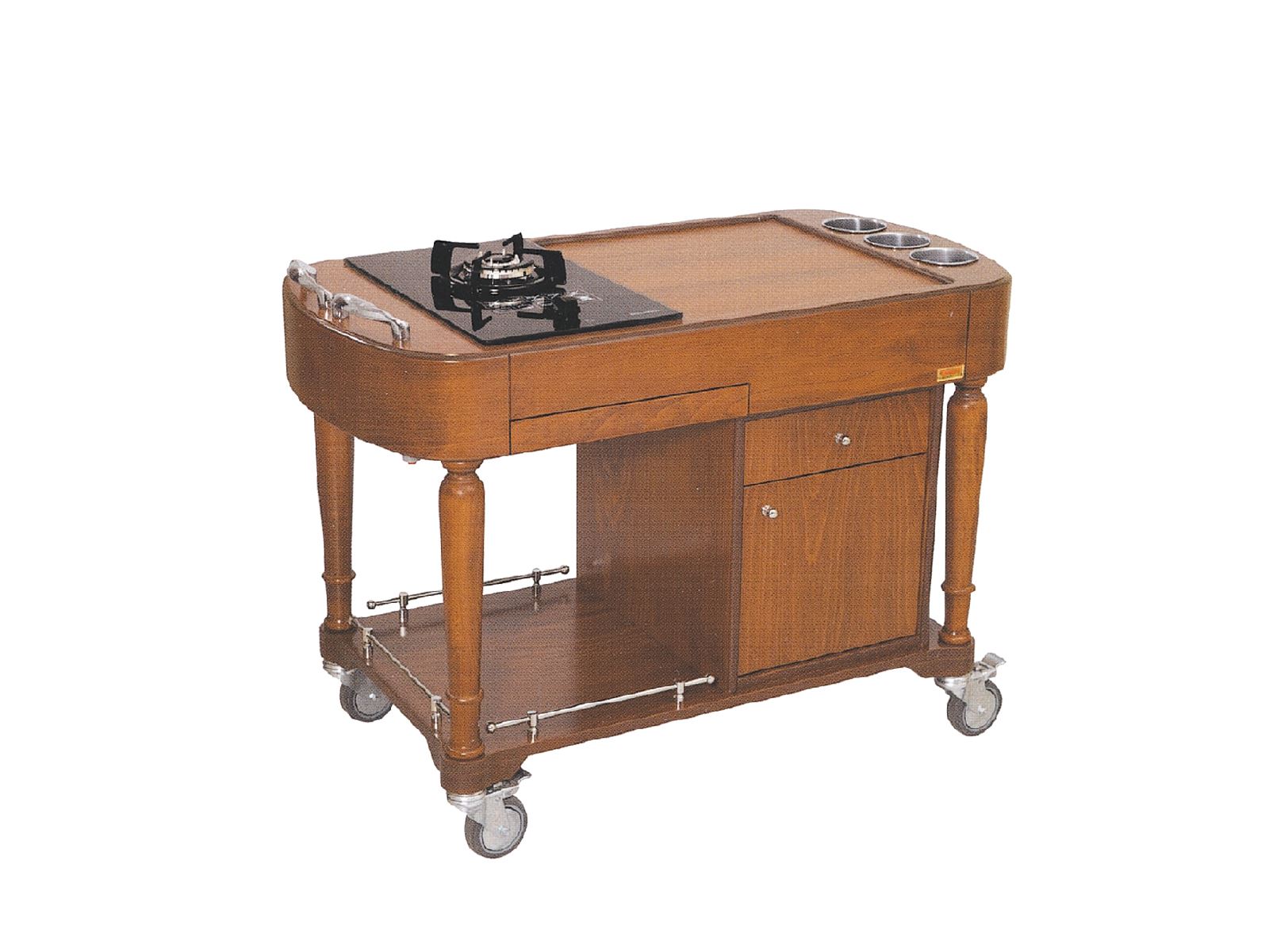 EM 108 Lux Flambe Trolley (Single)