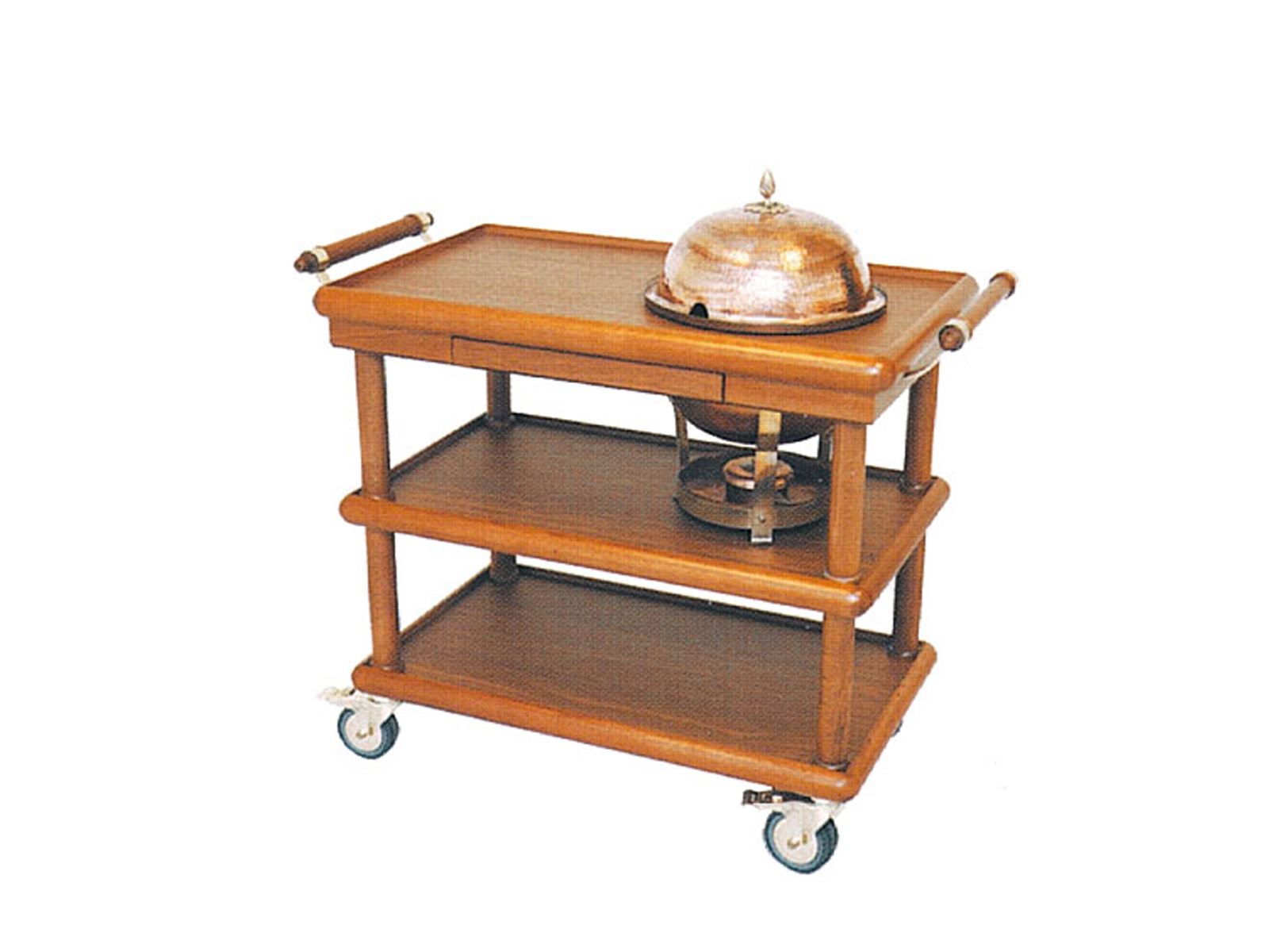 EM 112 Chafingdish Service Trolley (Single Copper)