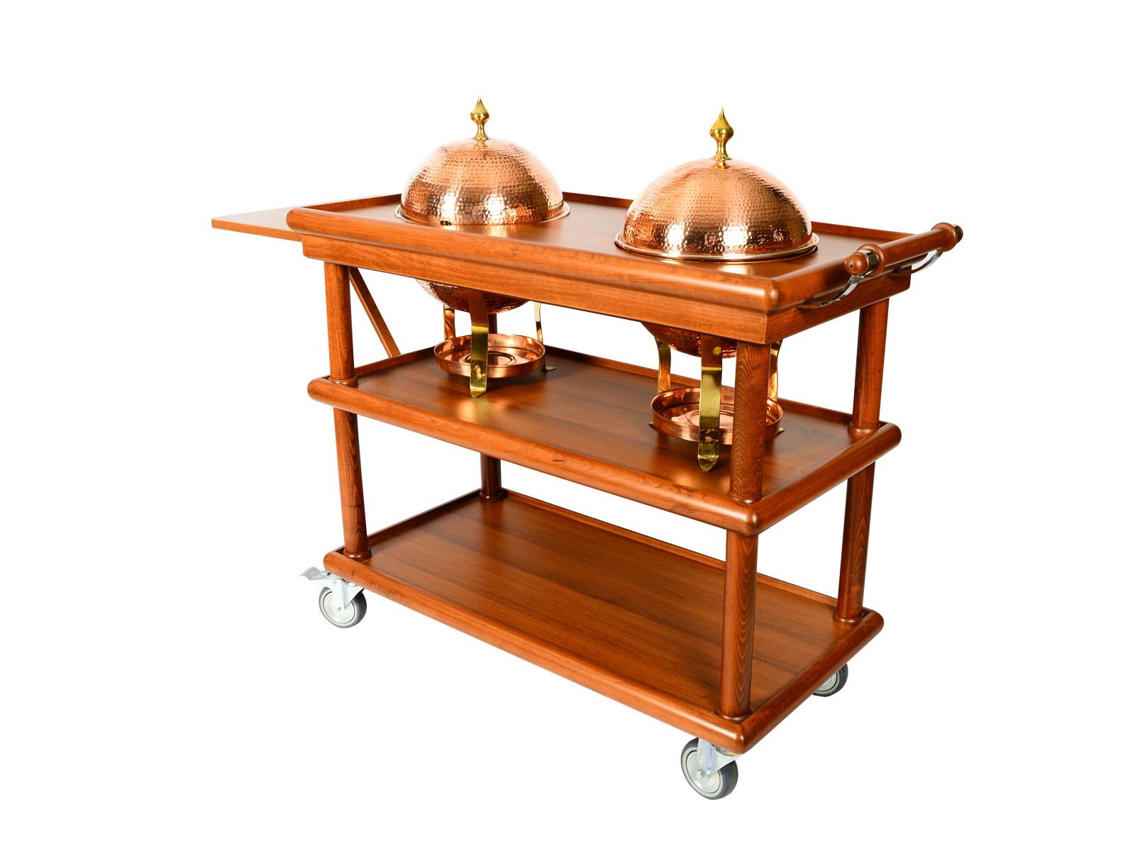 EM 113 Chafingdish Service Trolley (Double Copper)