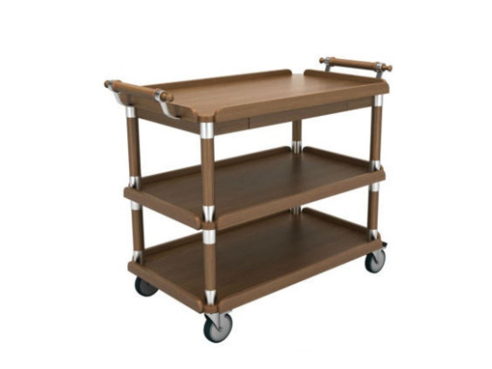 EM 125/1 Wooden Service Trolley