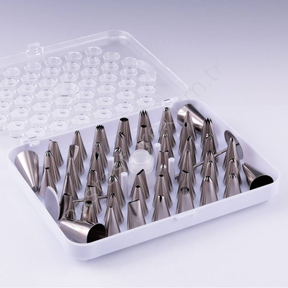 Icing Tip Set 52 Pcs. (S/S)