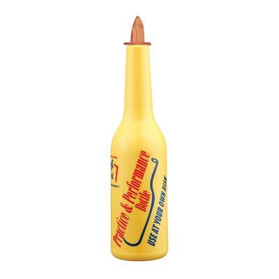Biradlı Bartender Performance and Show Bottle, Yellow