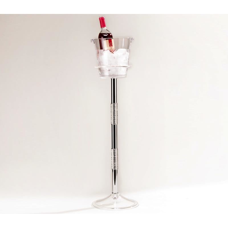 Footed Acrylic Bottle Bucket Stand