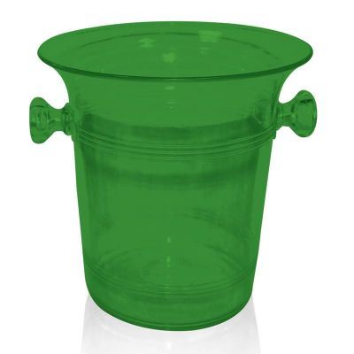 Biradlı Acrylic Bottle Bucket, 21x21.5 cm, Green