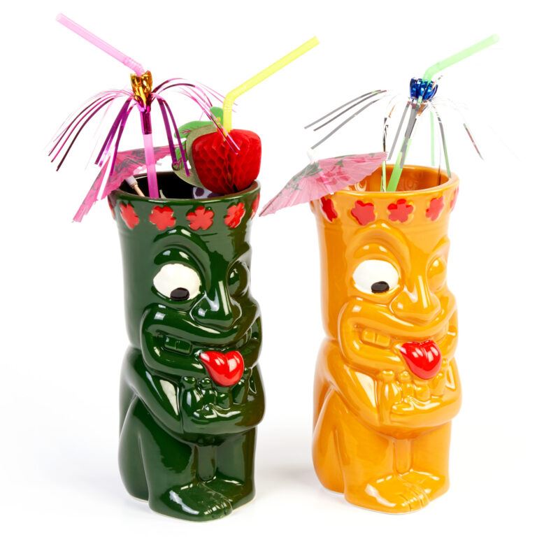 Groovy Ceramic Tiki Cocktail Glass (GRV-20204)