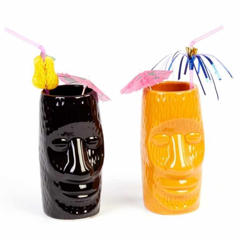 Groovy Ceramic Tiki Cocktail Glass (GRV-20208)
