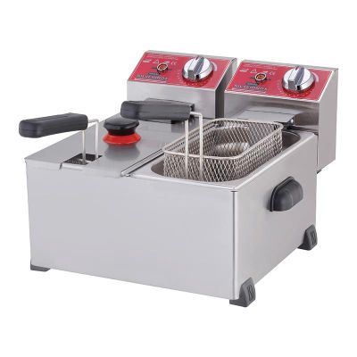 SilverInox Deep Fryer, 3+3 L, Electric