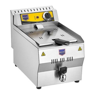 Remta R110 Fryer, Oil Drain Faucet, 10 L, Electric