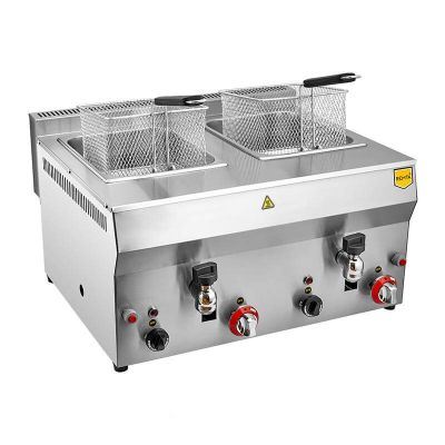 Remta R113CE Faucet Fryer, 8+8 L, Natural Gas