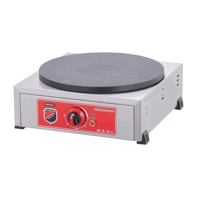 SilverInox Plate Crepe Machine, Single, 40 cm, Natural Gas, Inox