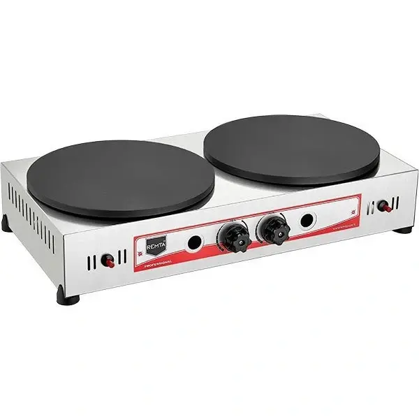 KR4 Double Crepe Cooker Gas CE 40 cm Diameter