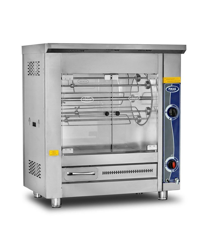 PI1/M005 Gas Countertop Drum Chicken Machine