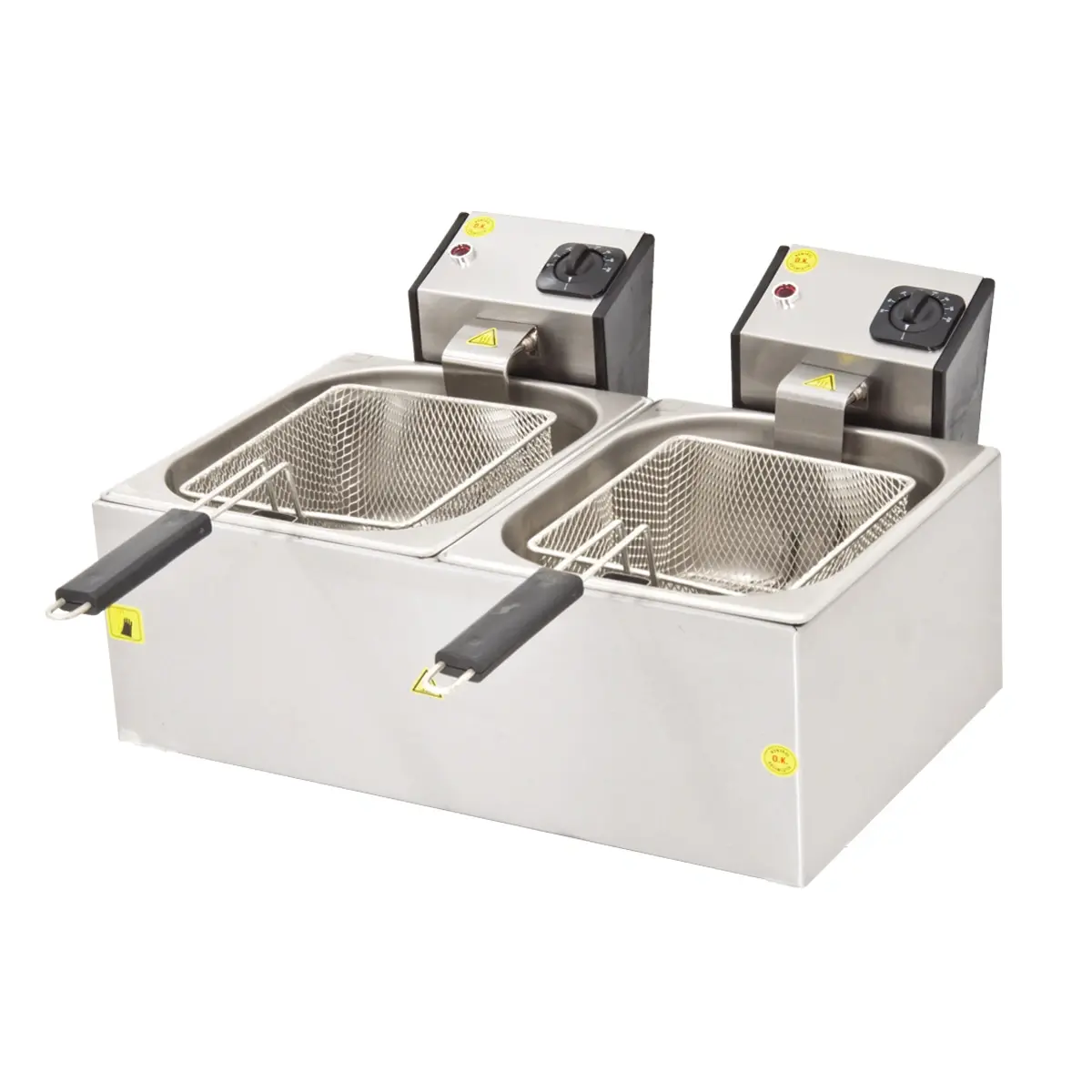 FRYER - DOUBLE - 8+8LT - ELECTRIC