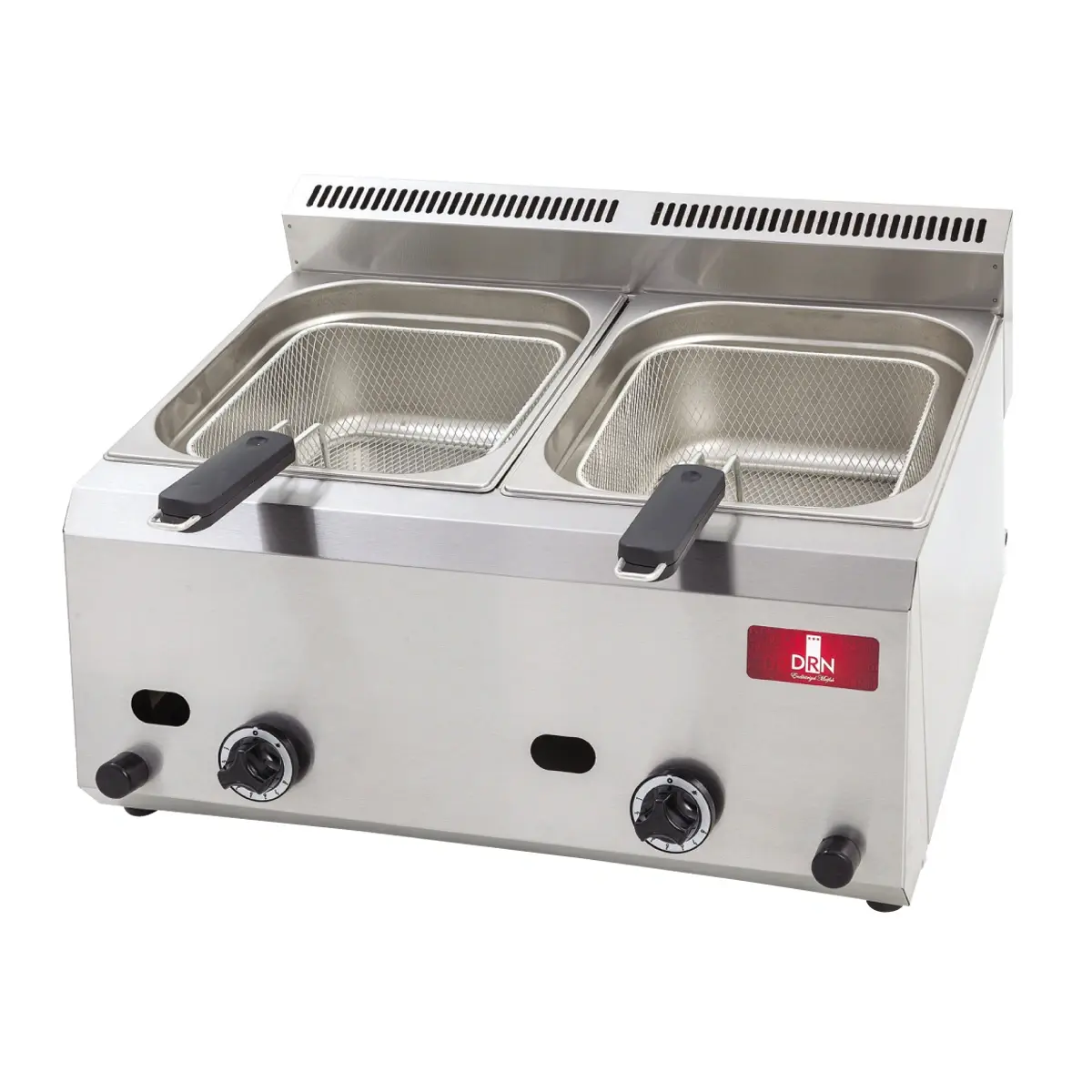 FRYER - DOUBLE - 8+8LT - GAS