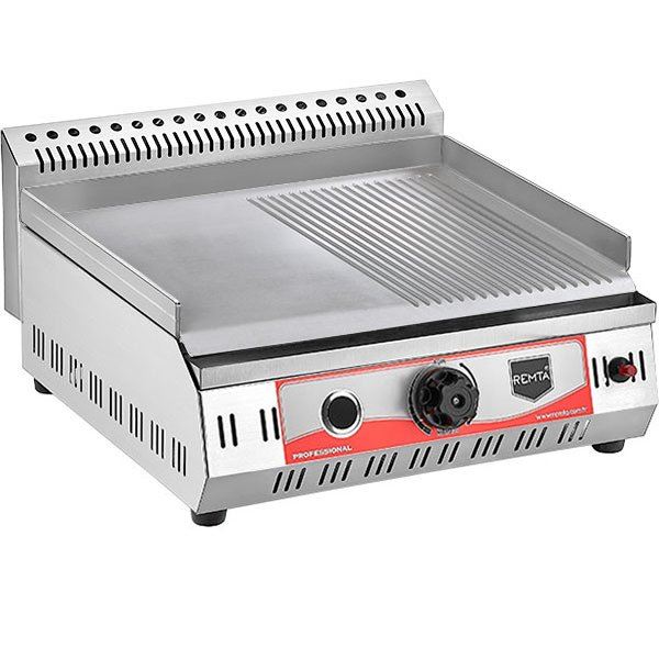50 cm Plate Semi Ribbed Grill Gas CE