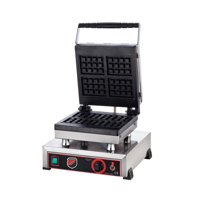 Quadruple Square Waffle Machine