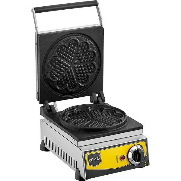 W12 Flower Model Waffle Machine Electric 21 cm Diameter