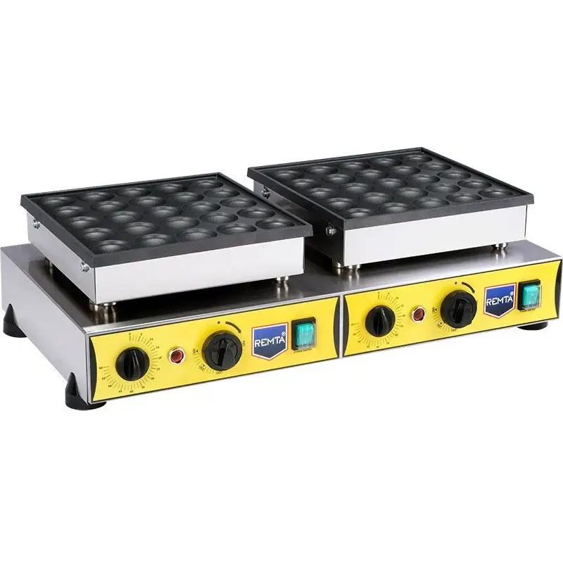 W27 Round Double Bubble Pancake Machine Electric