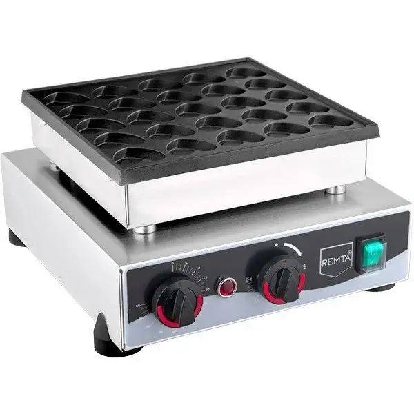 W28 Heart Bubble Pancake Machine Electric