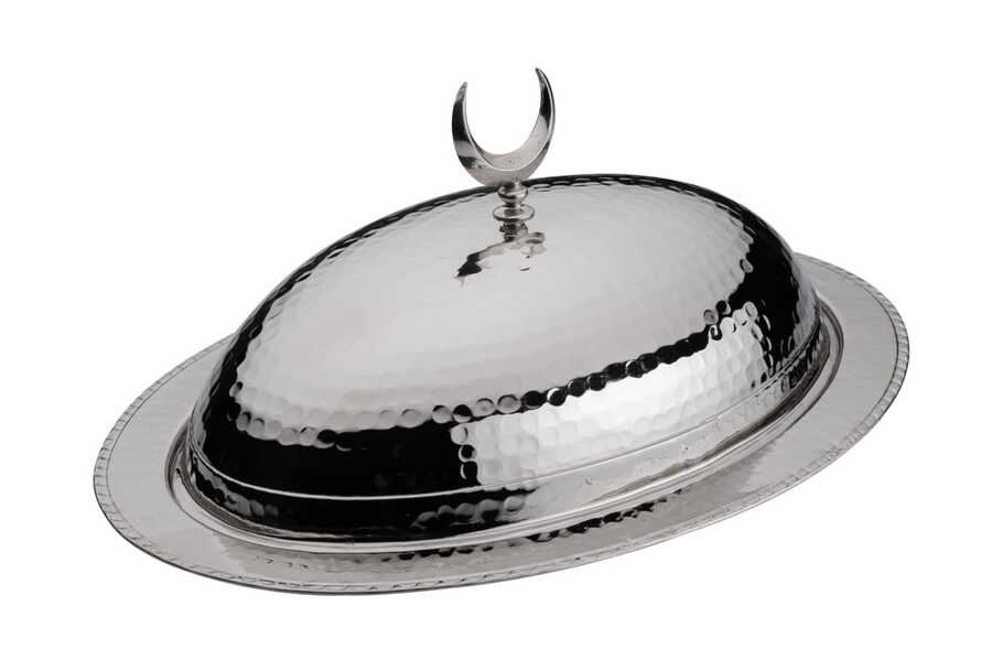 ANKA Silver Dövme Desen İskender Tabağı