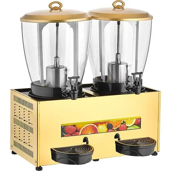 ST29 Elegance Double Sherbet & Ayran Cooler 20+20 lt (Gold