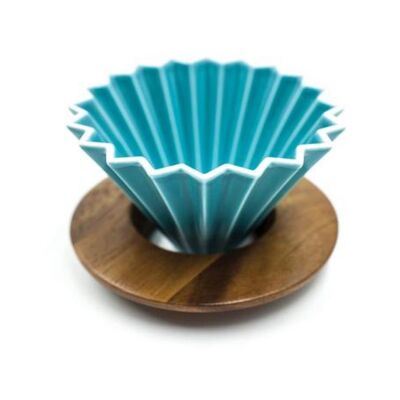 Wooden Stand Dripper - Turquoise (ASD-10)