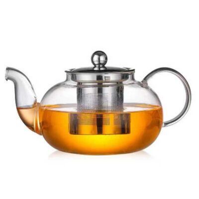 Glass Teapot 400 ML - Steel Strainer (CD-400M)
