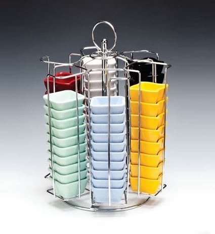 Rotary Stand for Sauce and Jam 72 Pieces