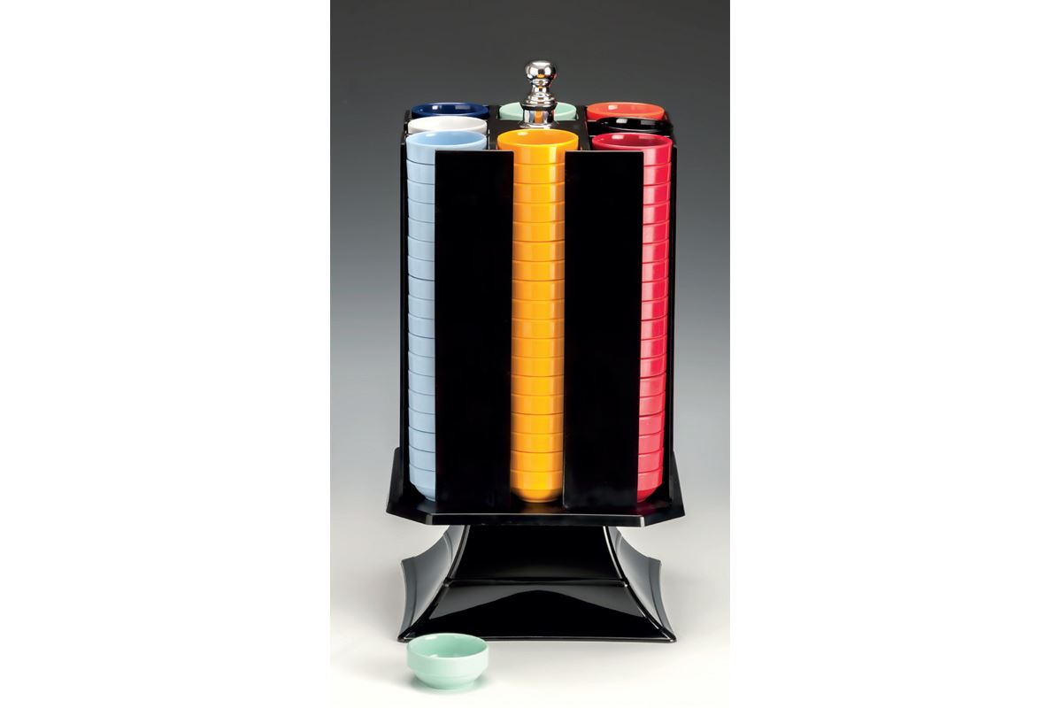 Polycarbonate Rotary Stand For Sauce and Jam