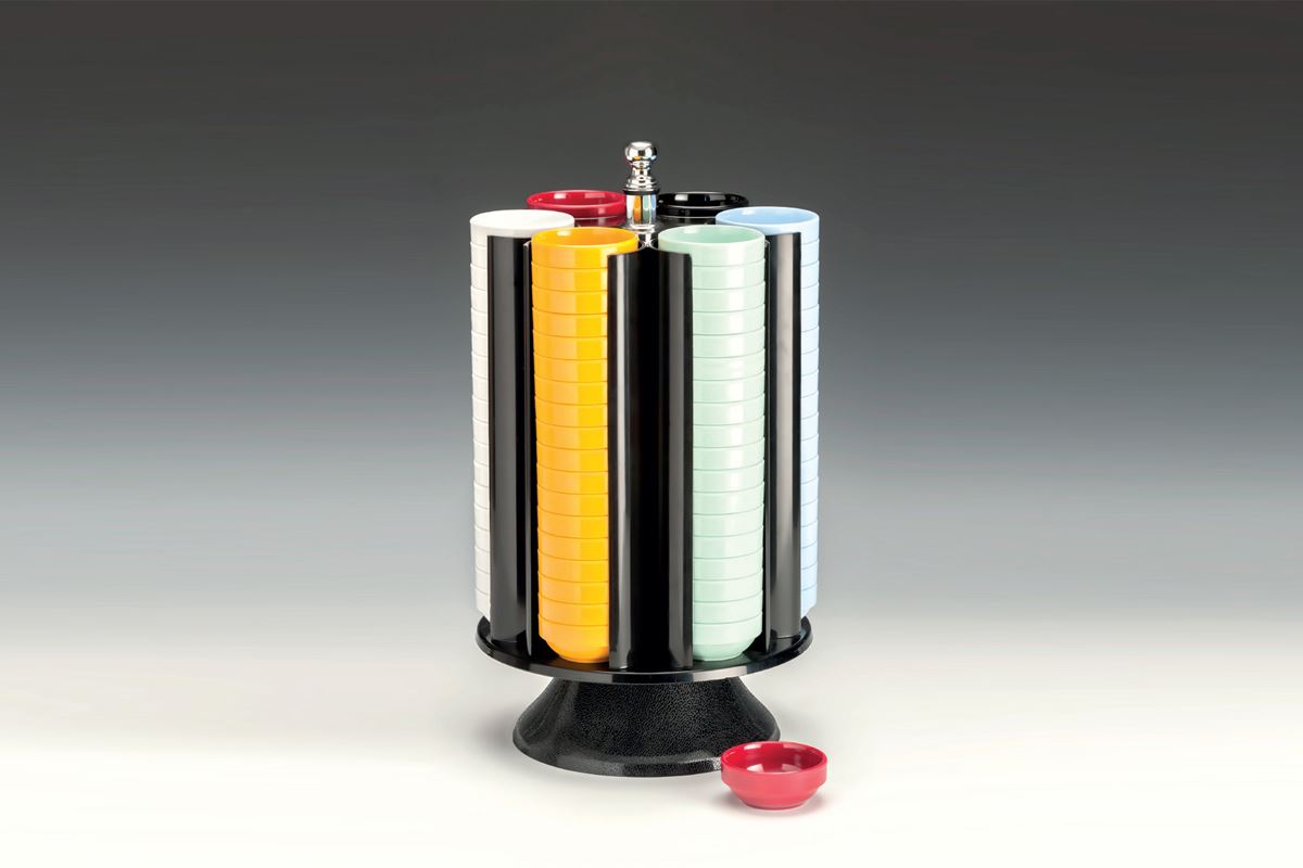 Polycarbonate Rotary Stand For Sauce and Jam