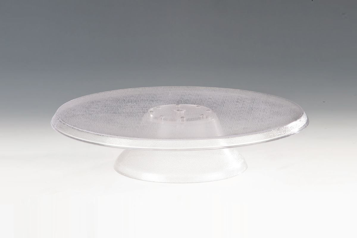 Polycarbonate Cake Coating Stand / Rotating