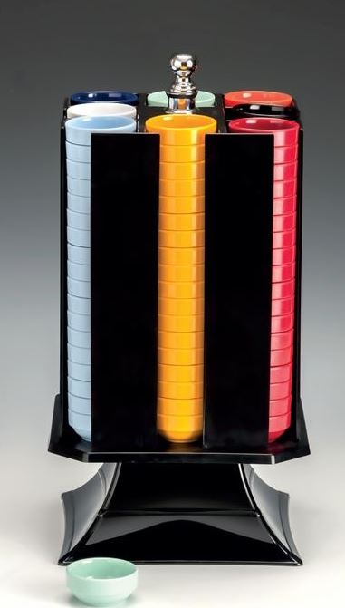 Polycarbonate Rotary Stand For Sauce and Jam