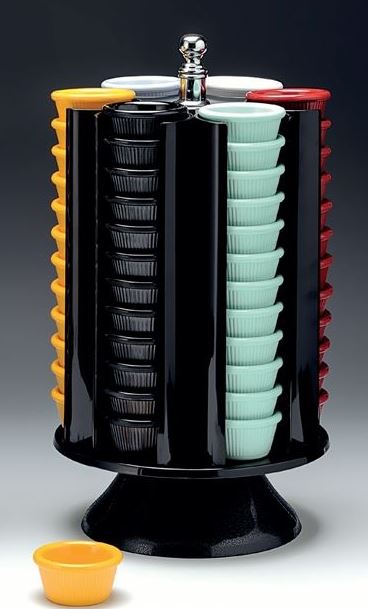 Polycarbonate Rotary Stand For Sauce and Jam