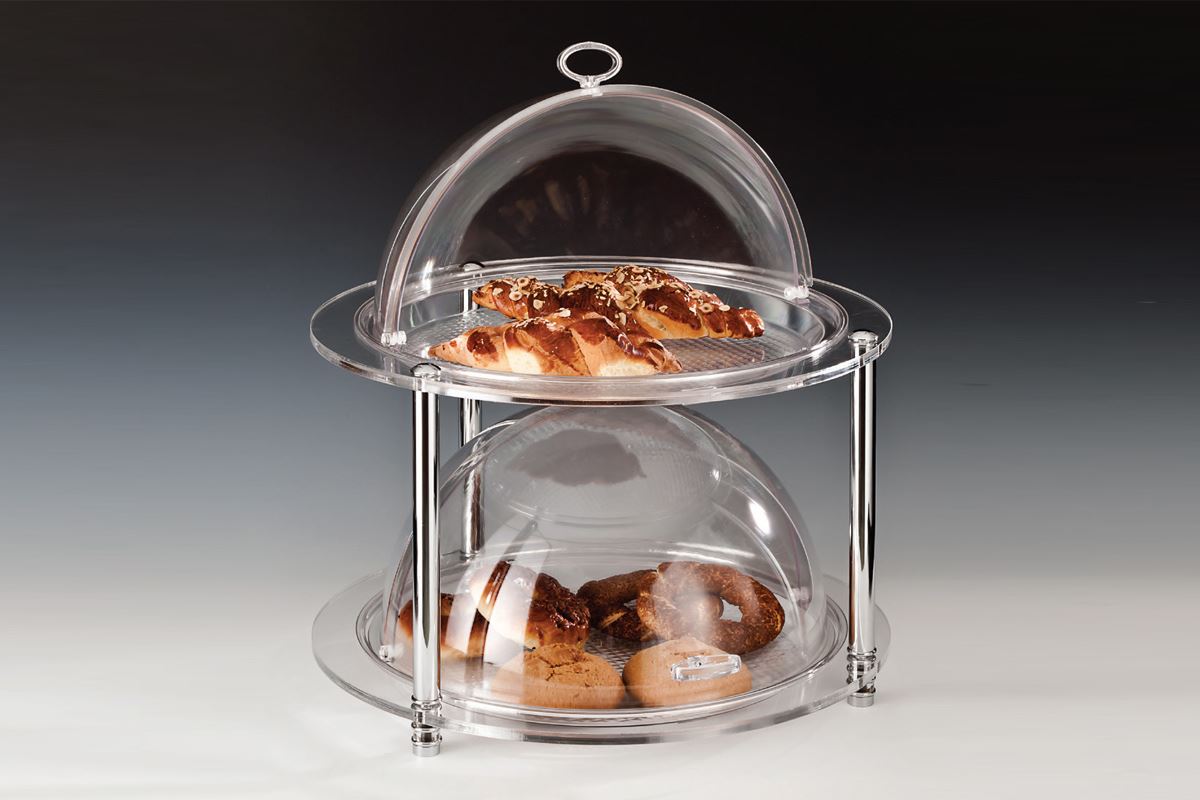 Display Stand With Polycarbonate Bell Jar / Big
