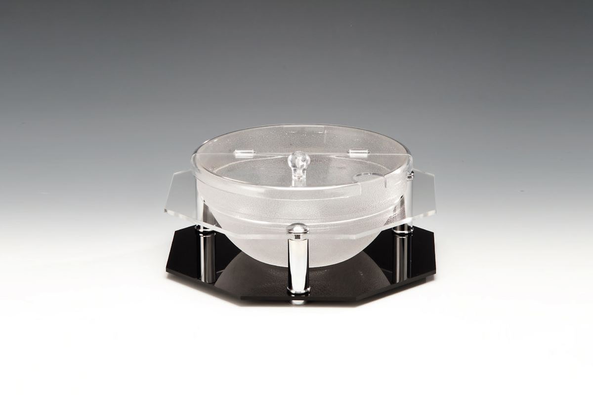 Display Stand With Polycarbonate Bowl / 23 cm
