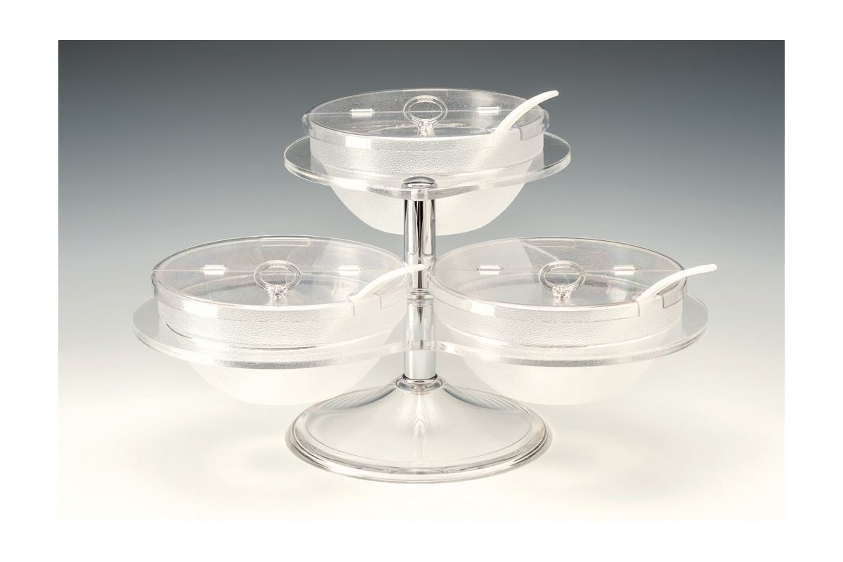 Display Stand With Polycarbonate Bowl