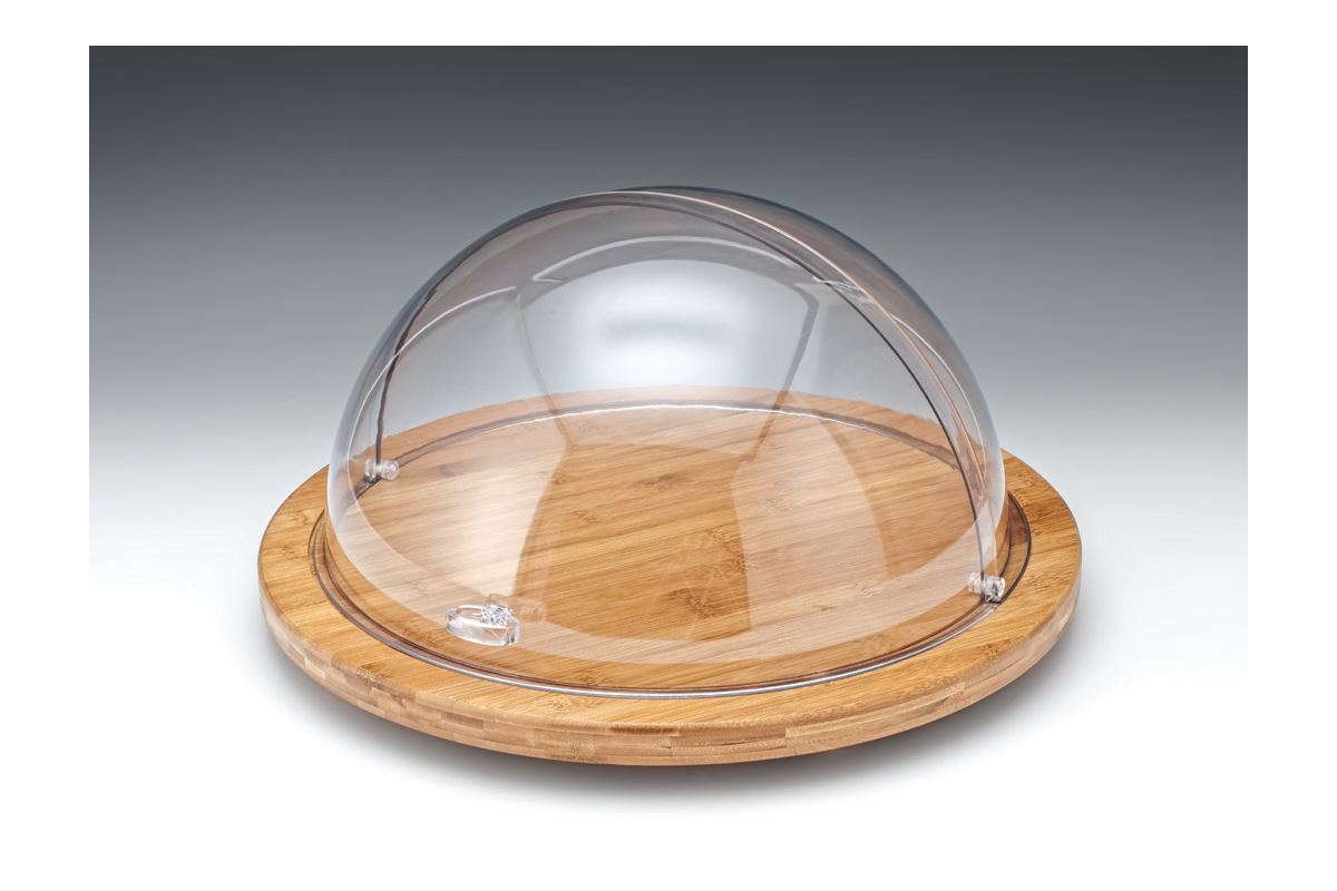Polycarbonate Rolltop Bell Jar With Lid