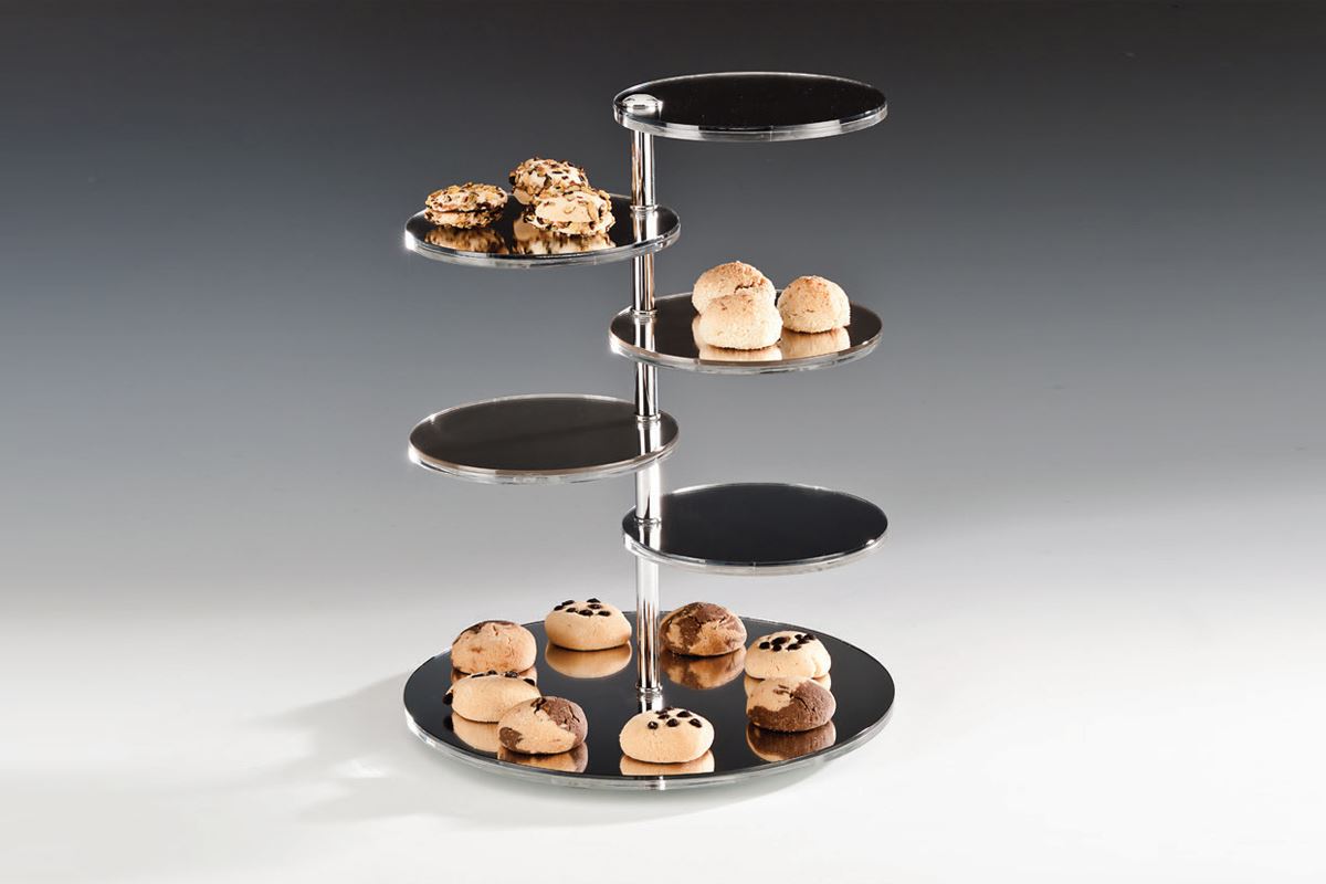 Display Stand With Mirror
