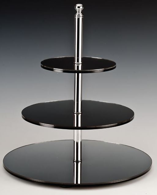 Display Stand With Mirror / Round