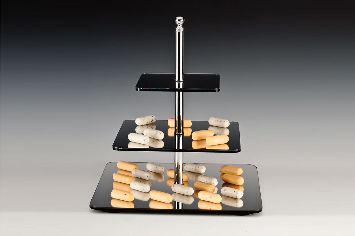 Display Stand With Mirror / Edged