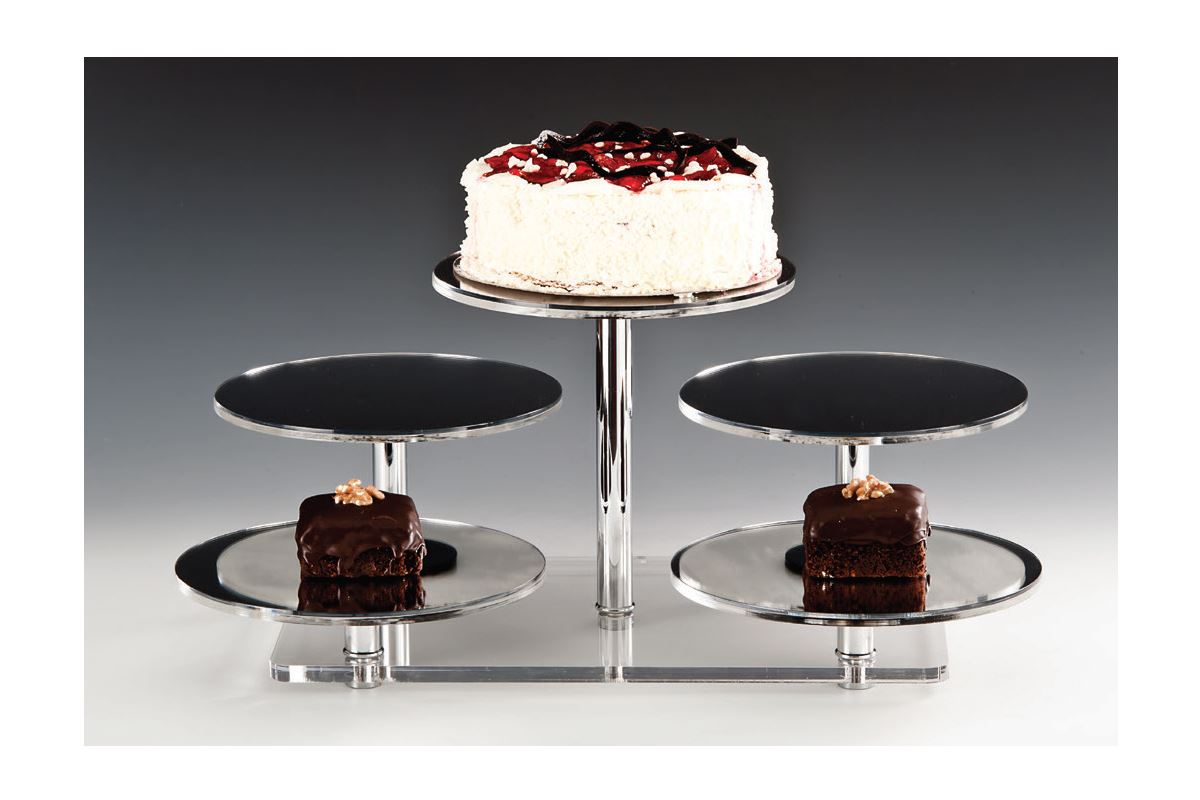 Display Stand With Mirror
