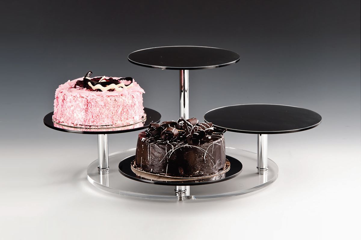 Display Stand With Mirror