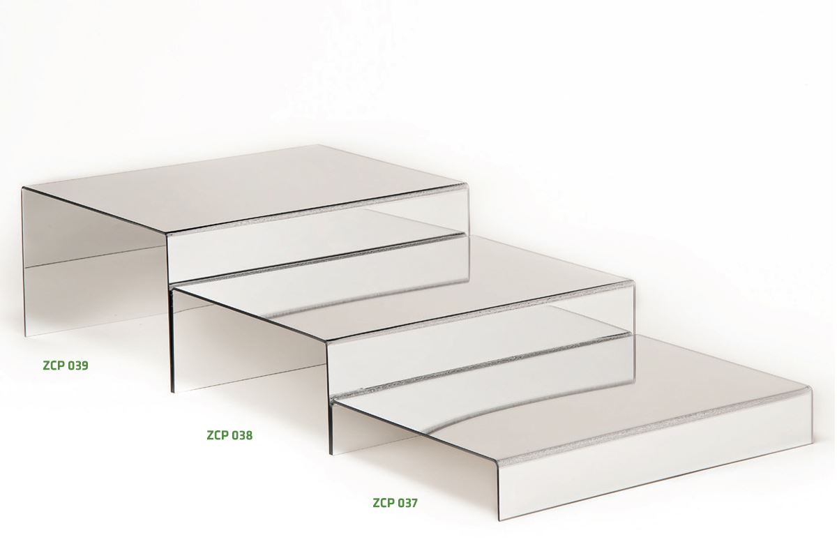 Display Stand With Mirror