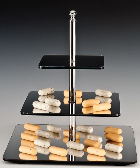 Display Stand With Mirror