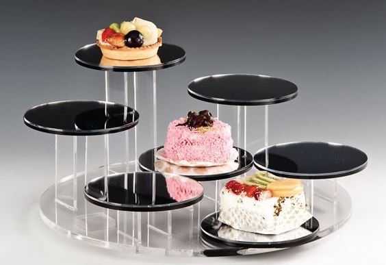 Display Stand With Mirror