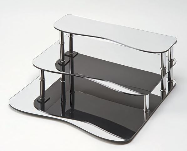 Display Stand With Mirror
